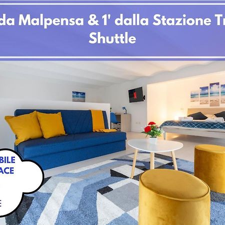 10' Da Malpensa & 1' Dalla Stazione TreniShuttle Apartamento Somma Lombardo Exterior foto